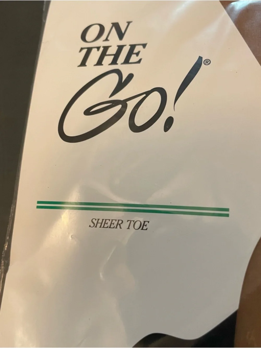 On the go Ultra Sheer Control Top Coffee ultra transparent queen
